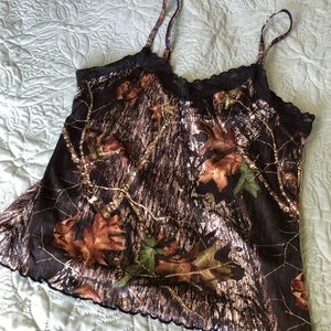 Wilderness Dreams Camouflage Lingerie Tank Top